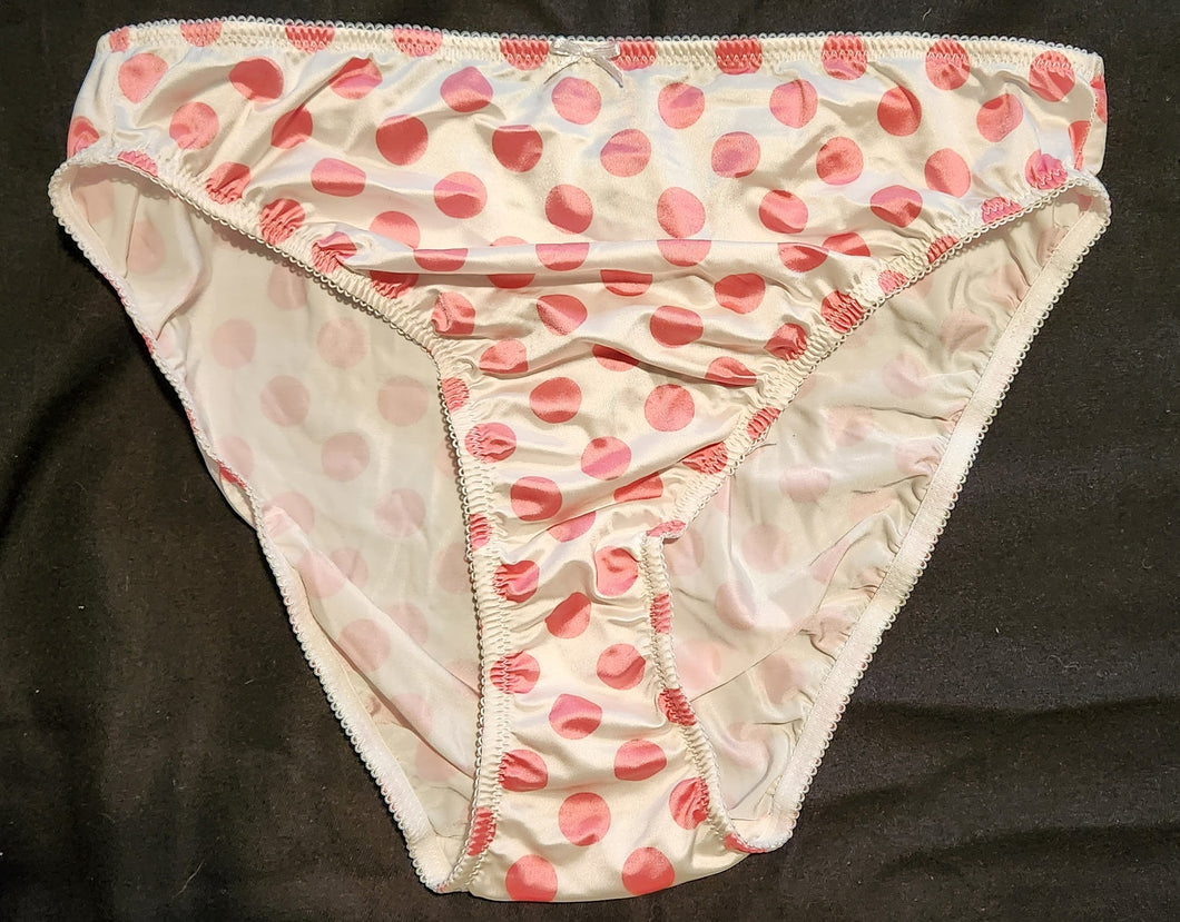 K&L Pixie Jenny Large NEW White Pink Dots