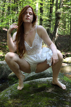 Load image into Gallery viewer, Krystal Kitten - White Satin Love Bikini  S
